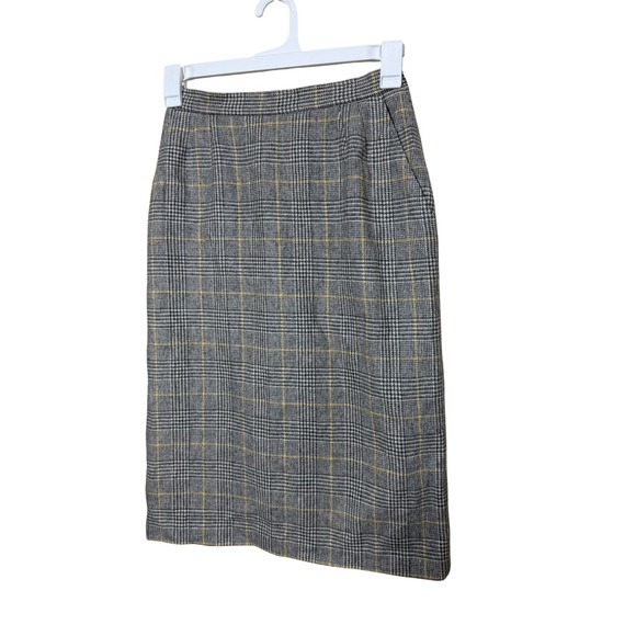 Evan-Picone Dresses & Skirts - Vintage Evan Picone Plaid Pencil Skirt Size 10 Wool Blend
